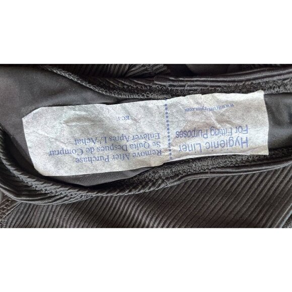 Nasty Gal Black Bohemian Rhapsody Ribbed Swimsuit Size XS NWOT - Picture 10 of 16